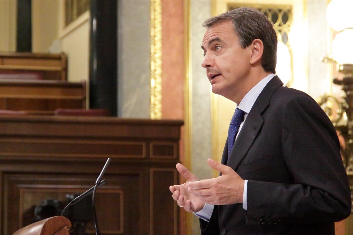 29/06/2011. Imágenes del presidente durante el Debate sobre el estado de la Nación. El presidente del Gobierno, José Luis Rodríguez Zapatero...