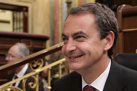8/06/2011. El presidente asiste a la sesión de control al Gobierno en el Congreso. El presidente del Gobierno, José Luis Rodríguez Zapatero,...