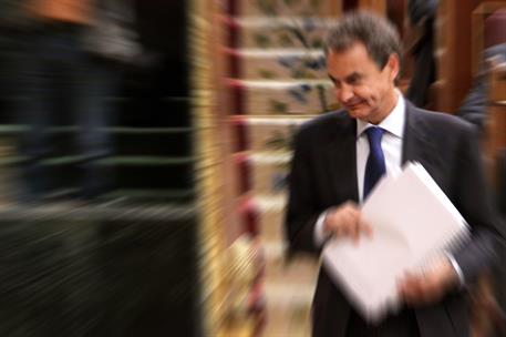 29/06/2011. Imágenes del presidente durante el Debate sobre el estado de la Nación. El presidente del Gobierno, José Luis Rodríguez Zapatero...