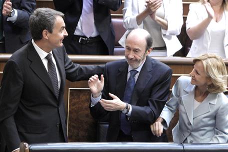 28/06/2011. Imágenes del presidente durante el Debate sobre el estado de la Nación. El presidente del Gobierno, José Luis Rodríguez Zapatero...