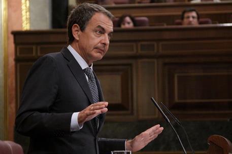 23/08/2011. El presidente informa de las nuevas medidas económicas. El presidente del Gobierno, José Luis Rodríguez Zapatero, en un momento ...
