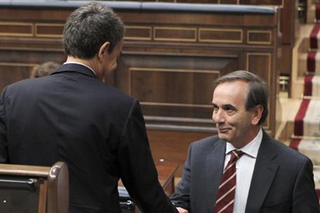 29/06/2011. Imágenes del presidente durante el Debate sobre el estado de la Nación. El presidente del Gobierno, José Luis Rodríguez Zapatero...