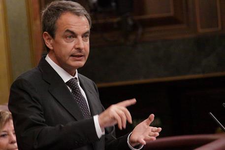 28/06/2011. Imágenes del presidente durante el Debate sobre el estado de la Nación. El presidente del Gobierno, José Luis Rodríguez Zapatero...