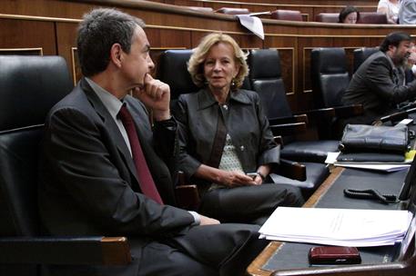 30/06/2011. Imágenes del presidente durante el Debate sobre el estado de la Nación. El presidente del Gobierno, José Luis Rodríguez Zapatero...