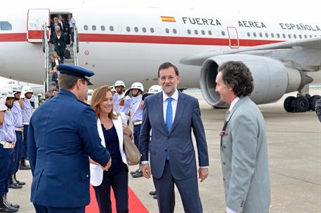 20/06/2012. Mariano Rajoy asiste a la Conferencia "Río+20" en Brasil. El presidente del Gobierno a su llegada a Río de Janeiro donde asiste ...