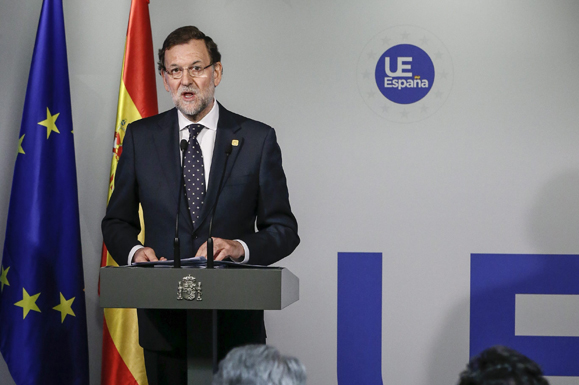 20/12/2013. Mariano Rajoy asiste al Consejo Europeo en Bruselas. El presidente del Gobierno, Mariano Rajoy, durante la rueda de prensa poste... 20/12/2013. Mariano Rajoy asiste al Consejo Europeo en Bruselas. El presidente del Gobierno, Mariano Rajoy, durante la rueda de prensa poste...