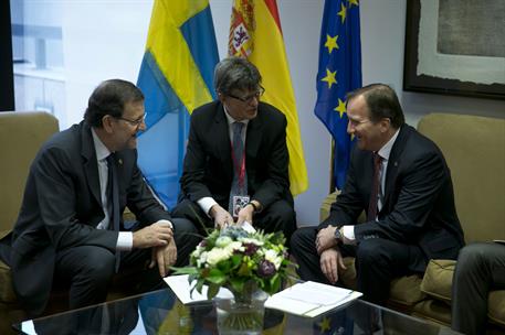 24/10/2014. Rajoy se reúne con el primer ministro sueco. El presidente del Gobierno mantiene una reunión bilateral con el primer ministro su...