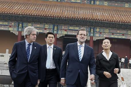 26/09/2014. Rajoy en la Ciudad Prohibida de Pekín. El presidente del Gobierno, Mariano Rajoy, visita la Ciudad Prohibida de Pekín en su segu...