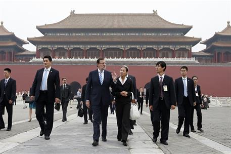 26/09/2014. Rajoy en la Ciudad Prohibida de Pekín. El presidente del Gobierno, Mariano Rajoy, ha visitado con motivo de su primer viaje ofic...