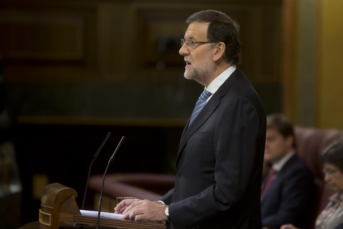 27/11/2014. Rajoy presenta medidas para luchar contra la corrupción. El presidente del Gobierno, Mariano Rajoy, durante su comparecencia en ...