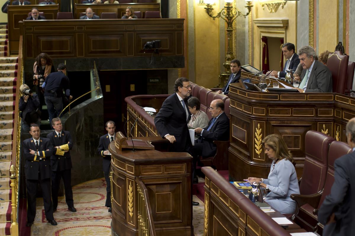 27/11/2014. Rajoy presenta medidas para luchar contra la corrupción. El presidente del Gobierno, Mariano Rajoy, durante su comparecencia en ...