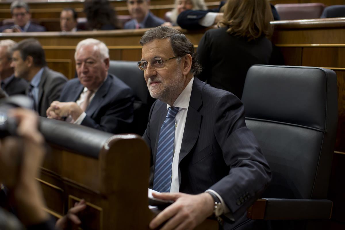 27/11/2014. Rajoy presenta medidas para luchar contra la corrupción. El presidente del Gobierno, Mariano Rajoy, durante su comparecencia en ...