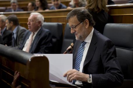 27/11/2014. Rajoy presenta medidas para luchar contra la corrupción. El presidente del Gobierno, Mariano Rajoy, durante su comparecencia en ...