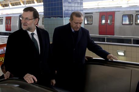 12/02/2014. Rajoy asiste a la V Reunión de Alto Nivel turco-española. El presidente del Gobierno ha asistido a la inauguración de la línea d...