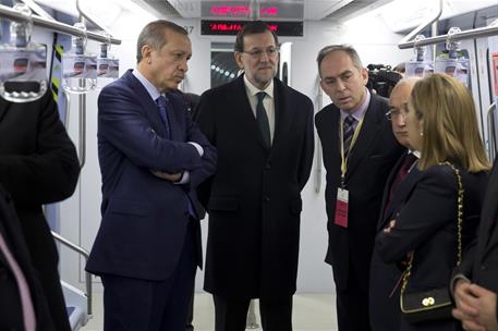 12/02/2014. Rajoy asiste a la V Reunión de Alto Nivel turco-española. El presidente del Gobierno ha asistido a la inauguración de la línea d...