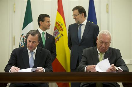 10/06/2014. Firma de acuerdos entre España y México. El ministro de Asuntos Exteriores y de Cooperación y el Secretario de Relaciones Exteri...