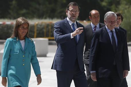 12/06/2014. Rajoy visita el Centro de Investigaciones Cardiovasculares Carlos III. El presidente del Gobierno, Mariano Rajoy, durante su vis...