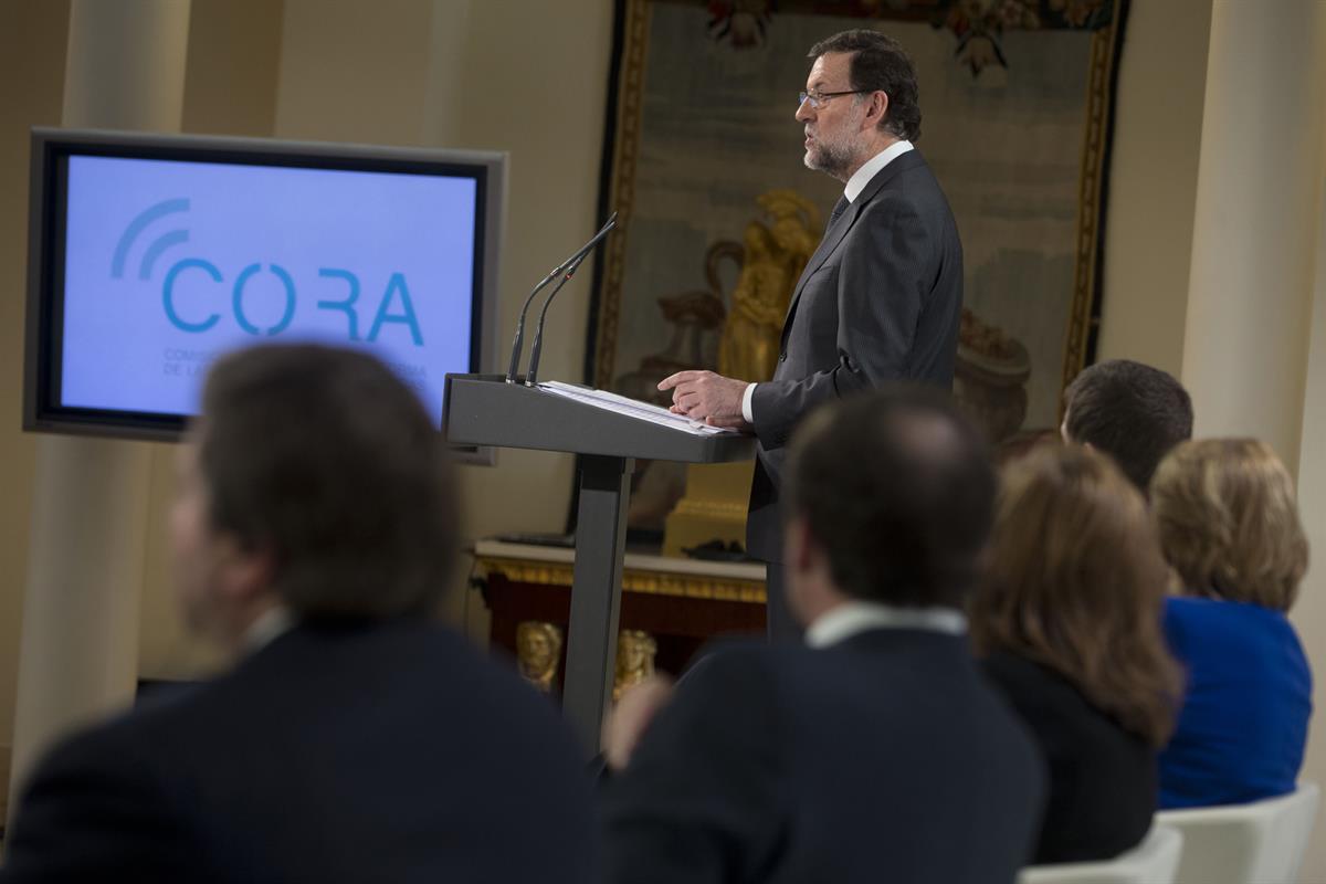 10/02/2014. Jornada reforma de las Administraciones Públicas en Europa. El presidente del Gobierno, Mariano Rajoy, clausura la Jornada sobre...
