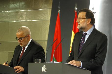5/06/2015. XI Reunión de Alto Nivel Hispano-Marroquí. El presidente del Gobierno, Mariano Rajoy, y su homólogo marroquí, Abdelilah Benkirán ...