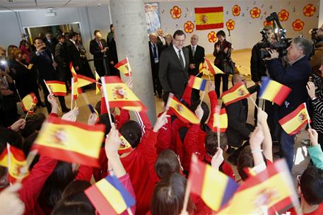 8/01/2015. Viaje del presidente del Gobierno al Principado de Andorra. El presidente del Gobierno, Mariano Rajoy, durante su visita a la Esc...