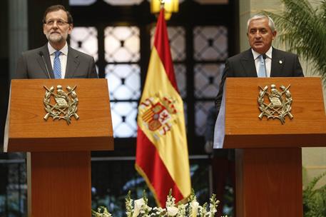 9/03/2015. Mariano Rajoy se reúne con el presidente de Guatemala. El presidente del Gobierno, Mariano Rajoy, junto con el presidente de Guat...
