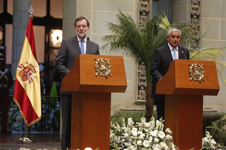 9/03/2015. Mariano Rajoy se reúne con el presidente de Guatemala. El presidente del Gobierno, Mariano Rajoy, junto con el presidente de Guat...