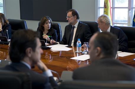 14/11/2015. Reunión del Consejo de Seguridad Nacional. El presidente del Gobierno, Mariano Rajoy, preside la reunión del Consejo de Segurida...