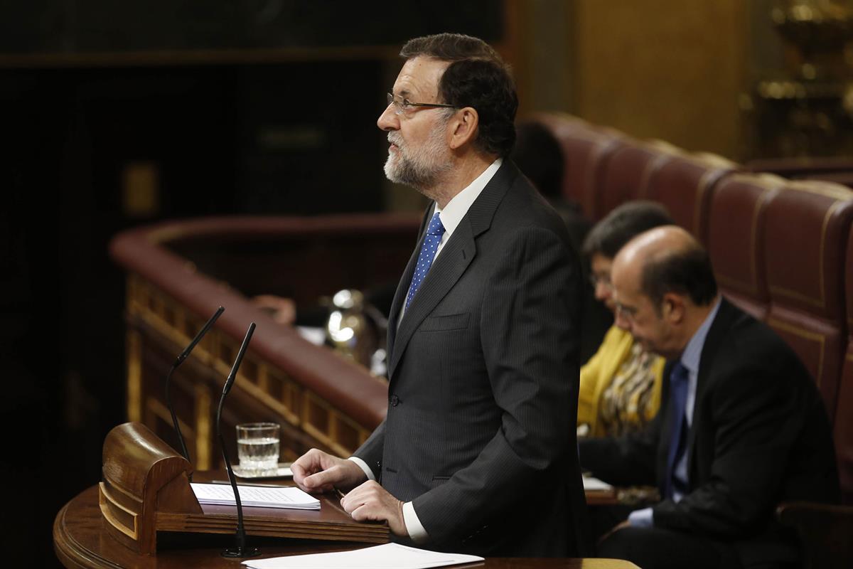 15/04/2015. Rajoy comparece en el Congreso para informar sobre el último Consejo Europeo. El presidente del Gobierno comparece ante el pleno...