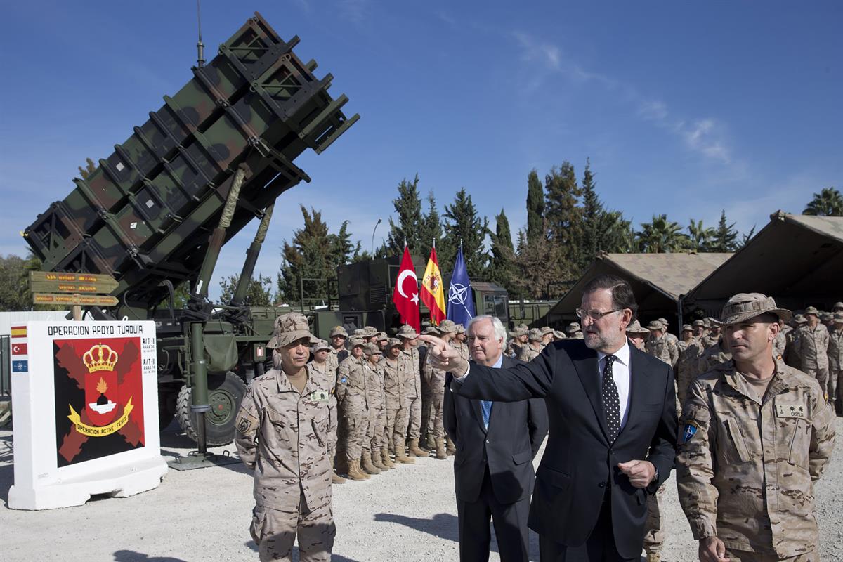 15/11/2015. Rajoy con el contingente español en Adana (Turquía). El presidente del Gobierno, Mariano Rajoy, en su viaje a Turquía para parti...