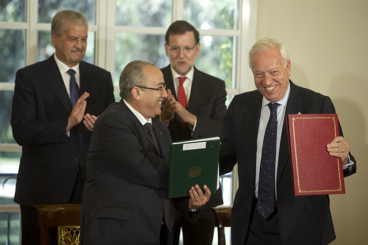 21/07/2015. VI Reunión de Alto Nivel Hispano-Argelina. El ministro de Asuntos Exteriores y de Cooperación de España y el ministro de Auntos ...