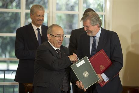 21/07/2015. VI Reunión de Alto Nivel Hispano-Argelina. El ministro de Educacación, Cultura y Deporte de España y el ministro de Asuntos Exte...