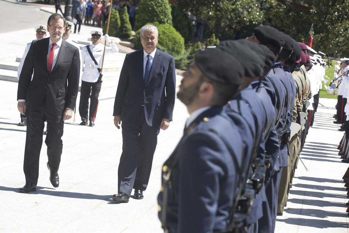 21/07/2015. VI Reunión de Alto Nivel Hispano-Argelina. El presidente del Gobierno, Mariano Rajoy, y el primer ministro de Argelia, Abdelmale...