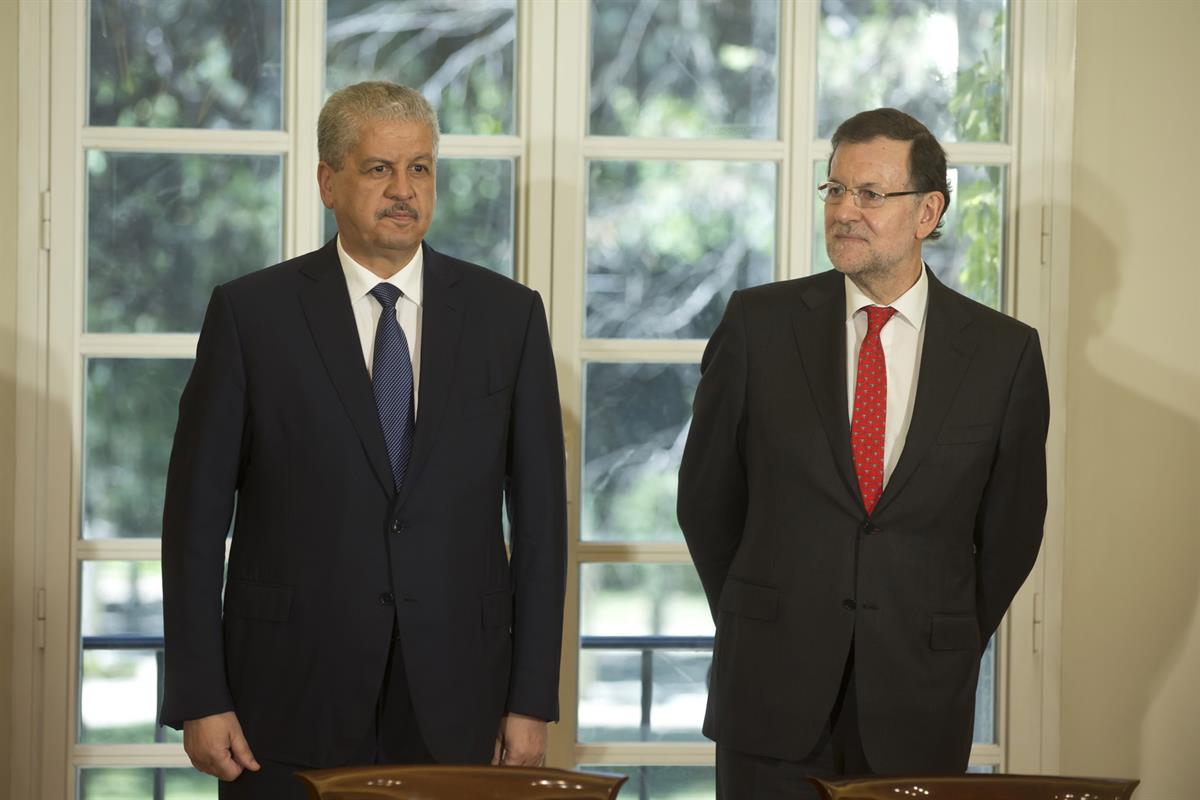 21/07/2015. VI Reunión de Alto Nivel Hispano-Argelina. El presidente del Gobierno, Mariano Rajoy, y el primer ministro de Argelia, Abdelmale...