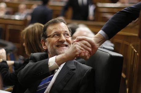 24/02/2015. Rajoy participa en el Debate sobre el estado de la nación. El presidente del Gobierno, Mariano Rajoy, participa en el Debate sob...