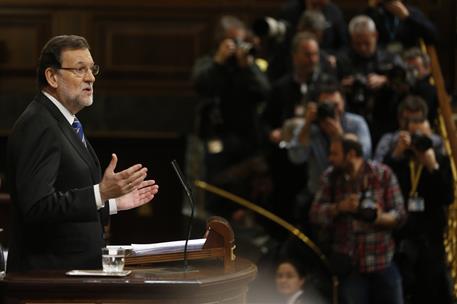 24/02/2015. Rajoy participa en el Debate sobre el estado de la nación. El presidente del Gobierno, Mariano Rajoy, participa en el Debate sob...