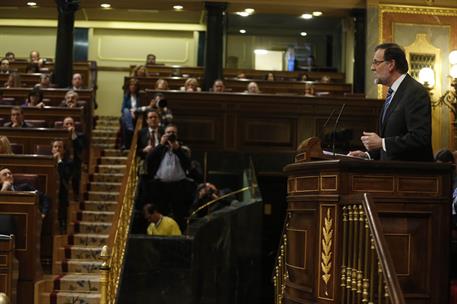 24/02/2015. Rajoy participa en el Debate sobre el estado de la nación. El presidente del Gobierno, Mariano Rajoy, participa en el Debate sob...