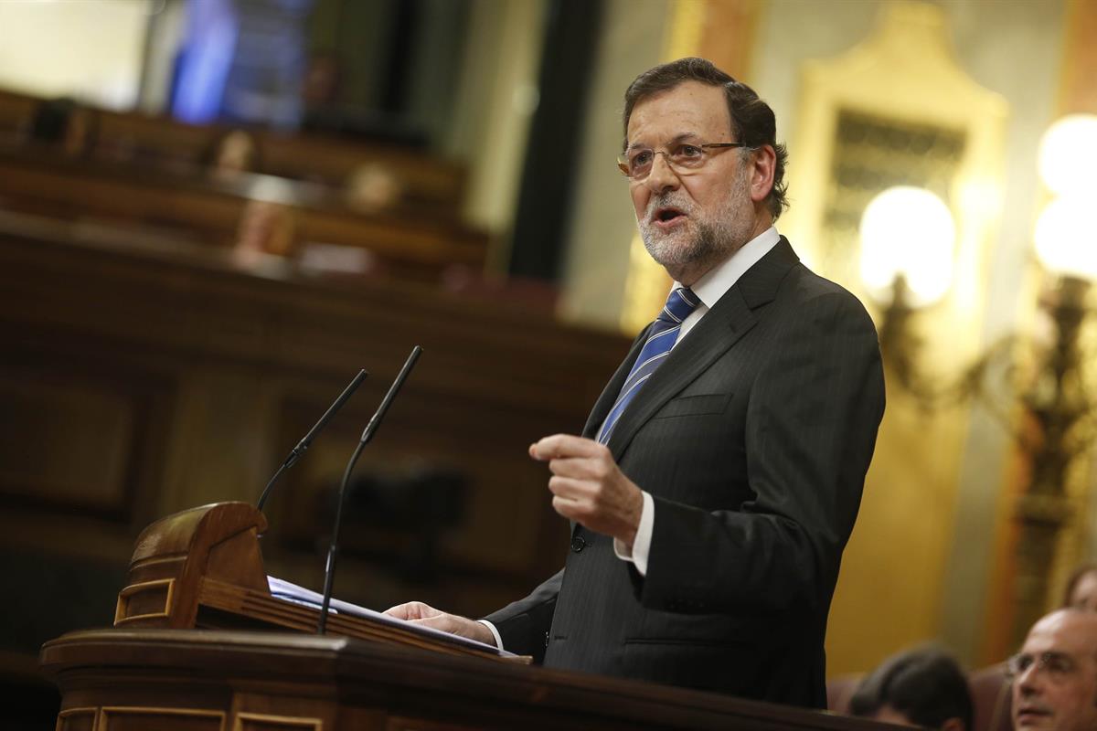 24/02/2015. Rajoy participa en el Debate sobre el estado de la nación. El presidente del Gobierno, Mariano Rajoy, participa en el Debate sob...