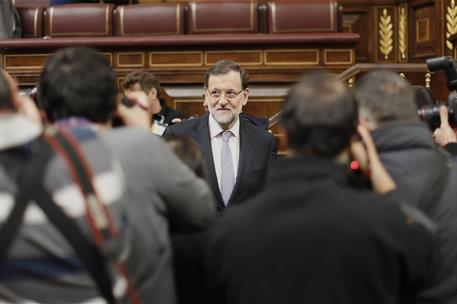 25/02/2015. Rajoy participa en el Debate sobre el estado de la nación. Mariano Rajoy participa en la segunda jornada del Debate sobre el est...