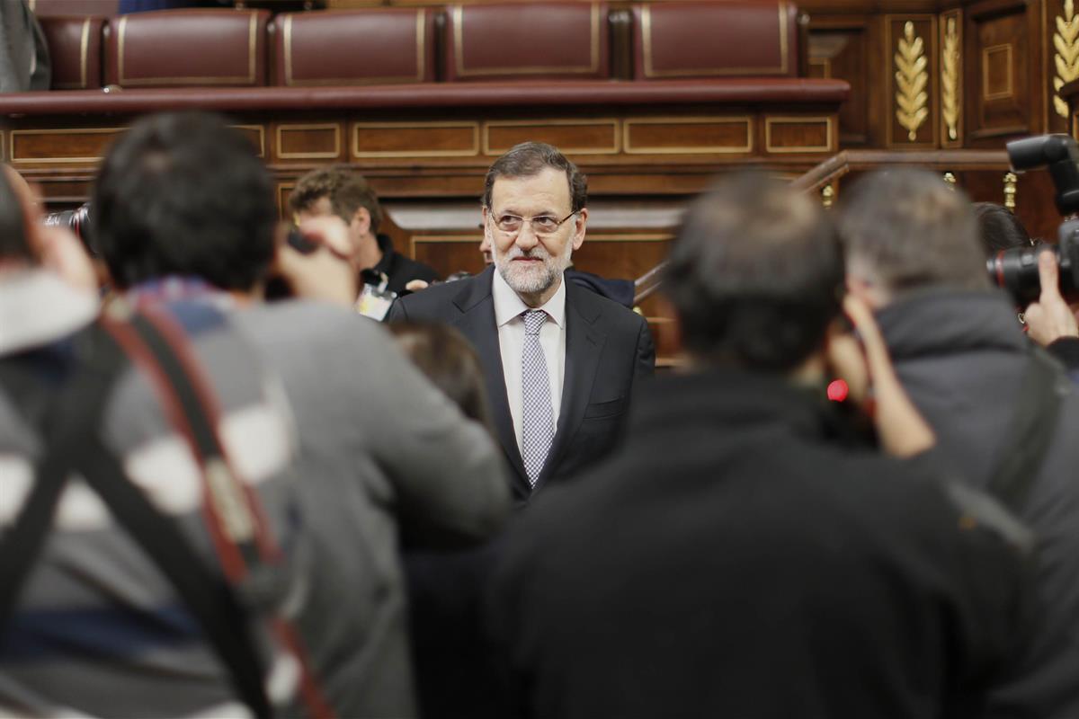 25/02/2015. Rajoy participa en el Debate sobre el estado de la nación. Mariano Rajoy participa en la segunda jornada del Debate sobre el est...
