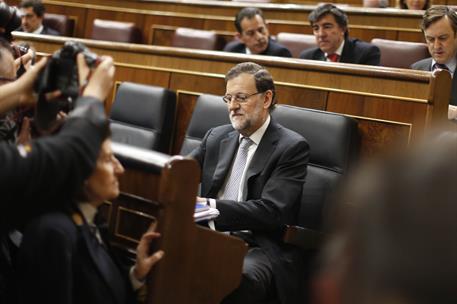 25/02/2015. Rajoy participa en el Debate sobre el estado de la nación. Mariano Rajoy participa en la segunda jornada del Debate sobre el est...