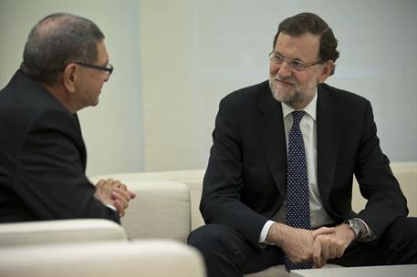 27/10/2015. Rajoy recibe al primer ministro de la República Tunecina. El presidente del Gobierno Mariano Rajoy, conversa con el primer minis...
