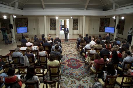 31/07/2015. Balance del curso político. El presidente del Gobierno, Mariano Rajoy, comparece tras la reunión del último Consejo de Ministros...