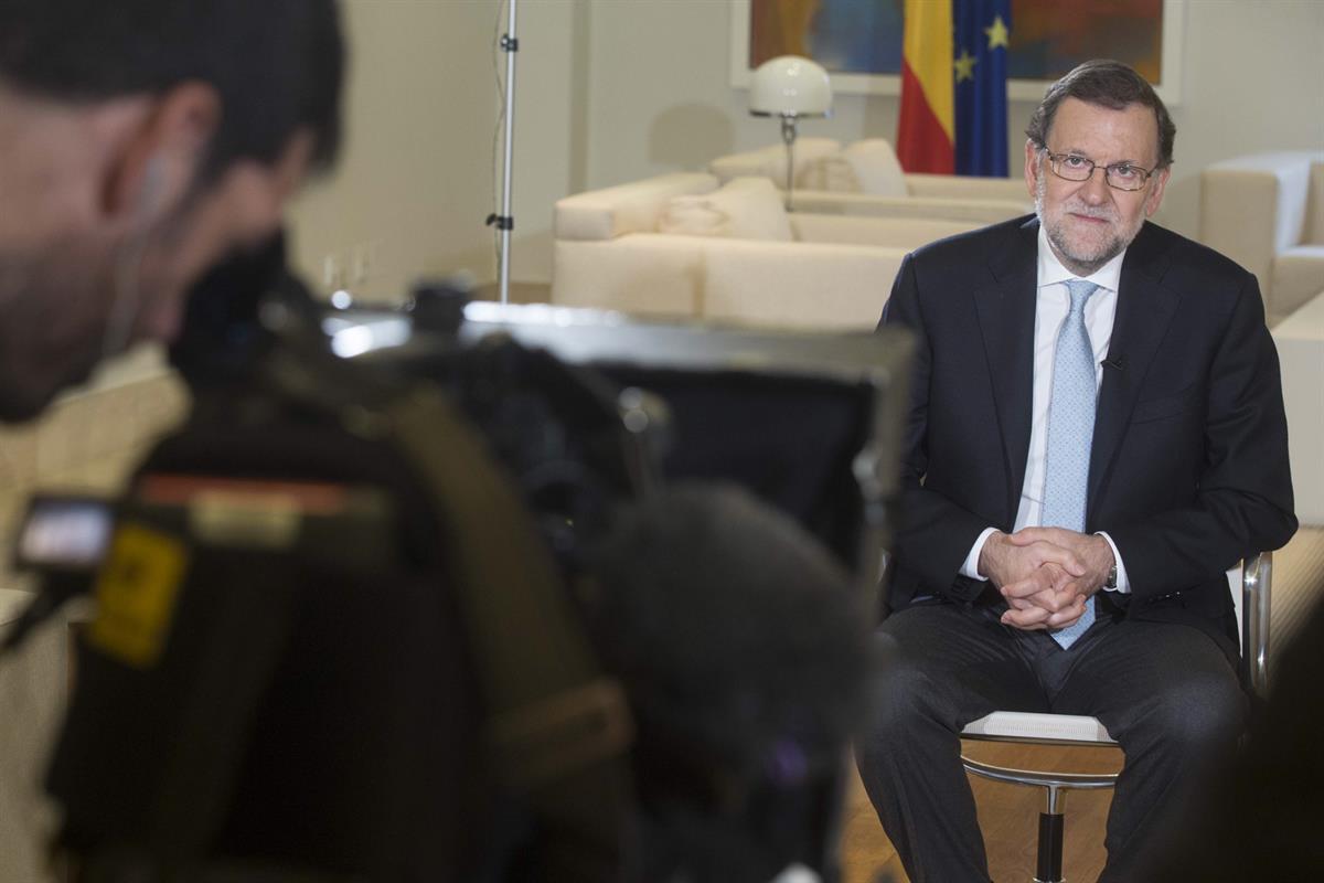 1/01/2016. Incremento de pensiones por maternidad. Intervención del presidente del Gobierno en funciones, Mariano Rajoy, con motivo de la en...