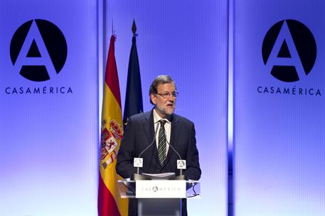 1/06/2016. Rajoy clausura la presentación del Informe de fortalezas de la Marca España. El presidente del Gobierno en funciones, Mariano Raj...
