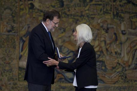 6/05/2016. Rajoy entrega las Medallas de Oro al Mérito en el Trabajo. El presidente del Gobierno en funciones, Mariano Rajoy, entrega la Med...