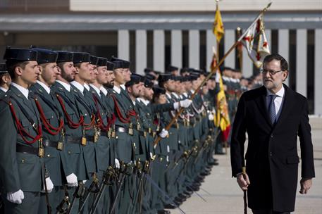 17/03/2016. Rajoy inaugura la nueva Academia de Oficiales de la Guardia Civil en Aranjuez. El presidente del Gobierno en funciones, Mariano ...