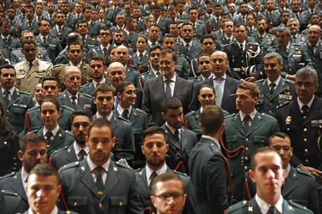 17/03/2016. Rajoy inaugura la nueva Academia de Oficiales de la Guardia Civil en Aranjuez. El presidente del Gobierno en funciones, Mariano ...