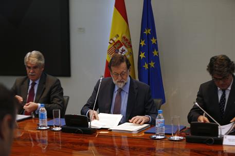 1/12/2017. Rajoy preside el Consejo de Seguridad Nacional. El presidente del Gobierno, Mariano Rajoy, preside, en La Moncloa, la reunión del...