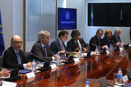 1/12/2017. Rajoy preside el Consejo de Seguridad Nacional. El presidente del Gobierno, Mariano Rajoy, preside, en La Moncloa, la reunión del...