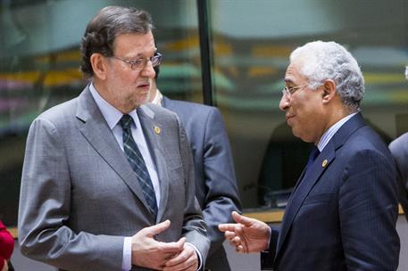 9/03/2017. Mariano Rajoy junto al primer ministro portugués. El presidente del Gobierno, Mariano Rajoy, junto al primer ministro portugués, ...